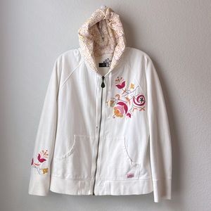 Stampin Up! Zip Front Hoodie Sweater Jacket XL